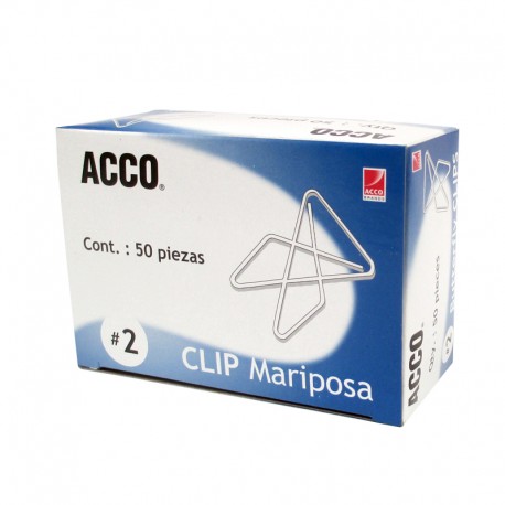 CLIP GIGANTE MARIPOSA 2 ACCO