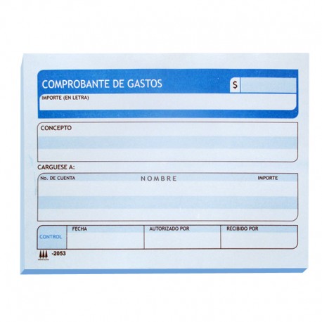 FT COMPROBANTE GASTO 1/4 CARTA